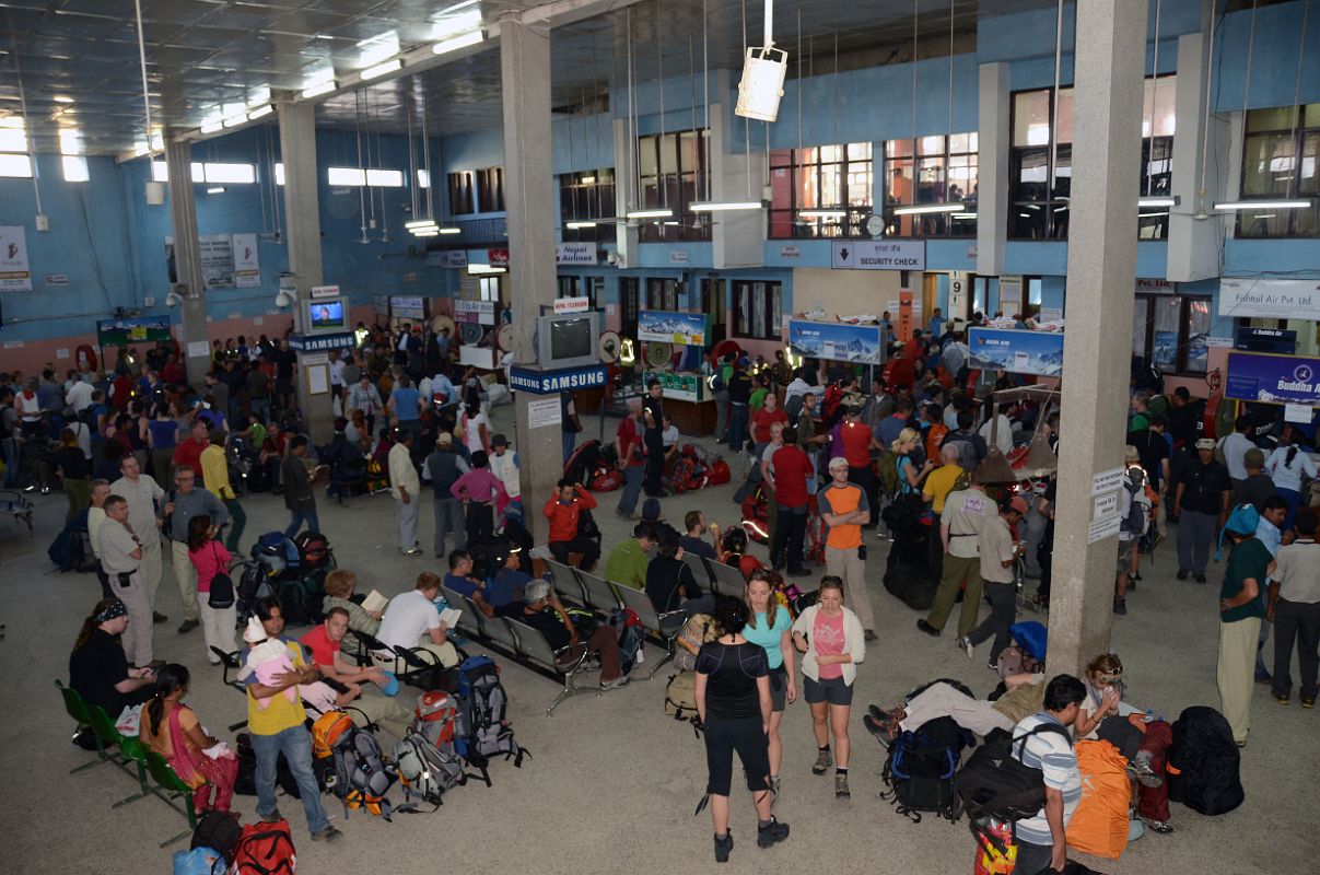 Kathmandu Flight To Pokhara 01 Kathmandu Domestic Airport Check In 